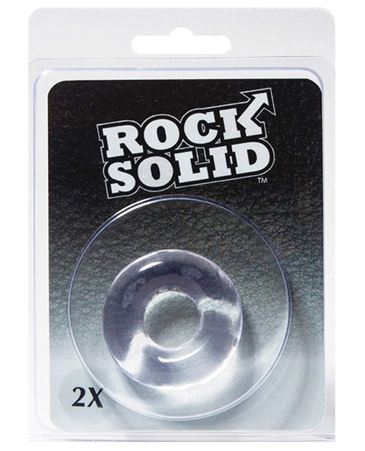 The Soft Hum Rock Solid 2" Clear Donut Ring