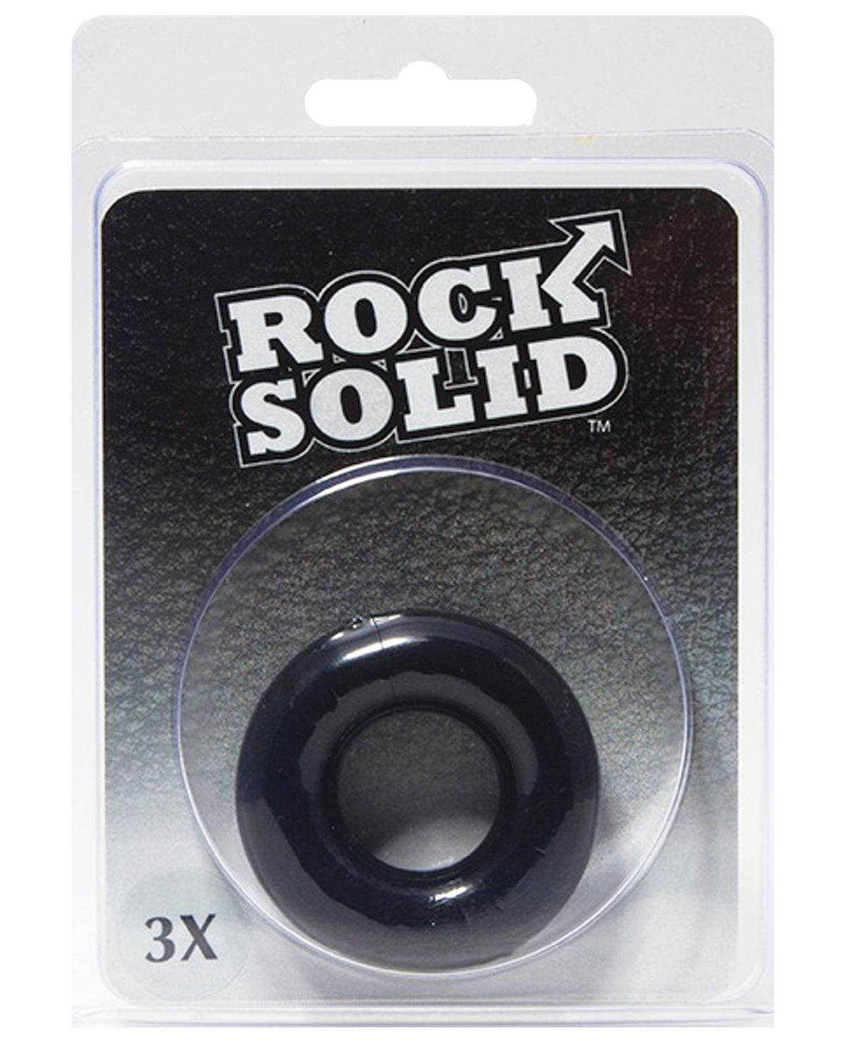 The Soft Hum Rock Solid 3" Black Donut Ring