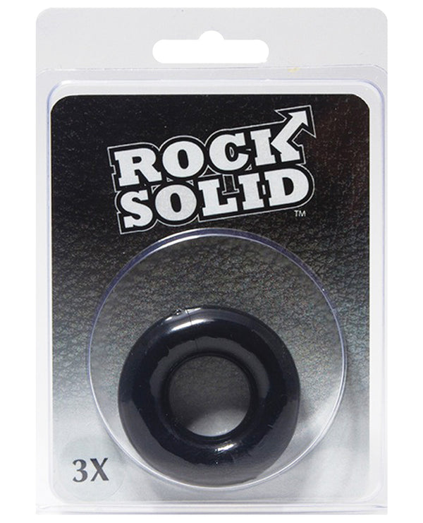 The Soft Hum Rock Solid 3" Black Donut Ring