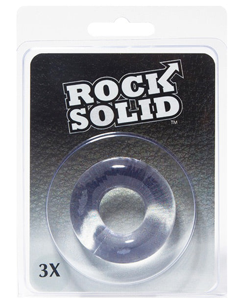 The Soft Hum Rock Solid 3" Clear Donut Ring