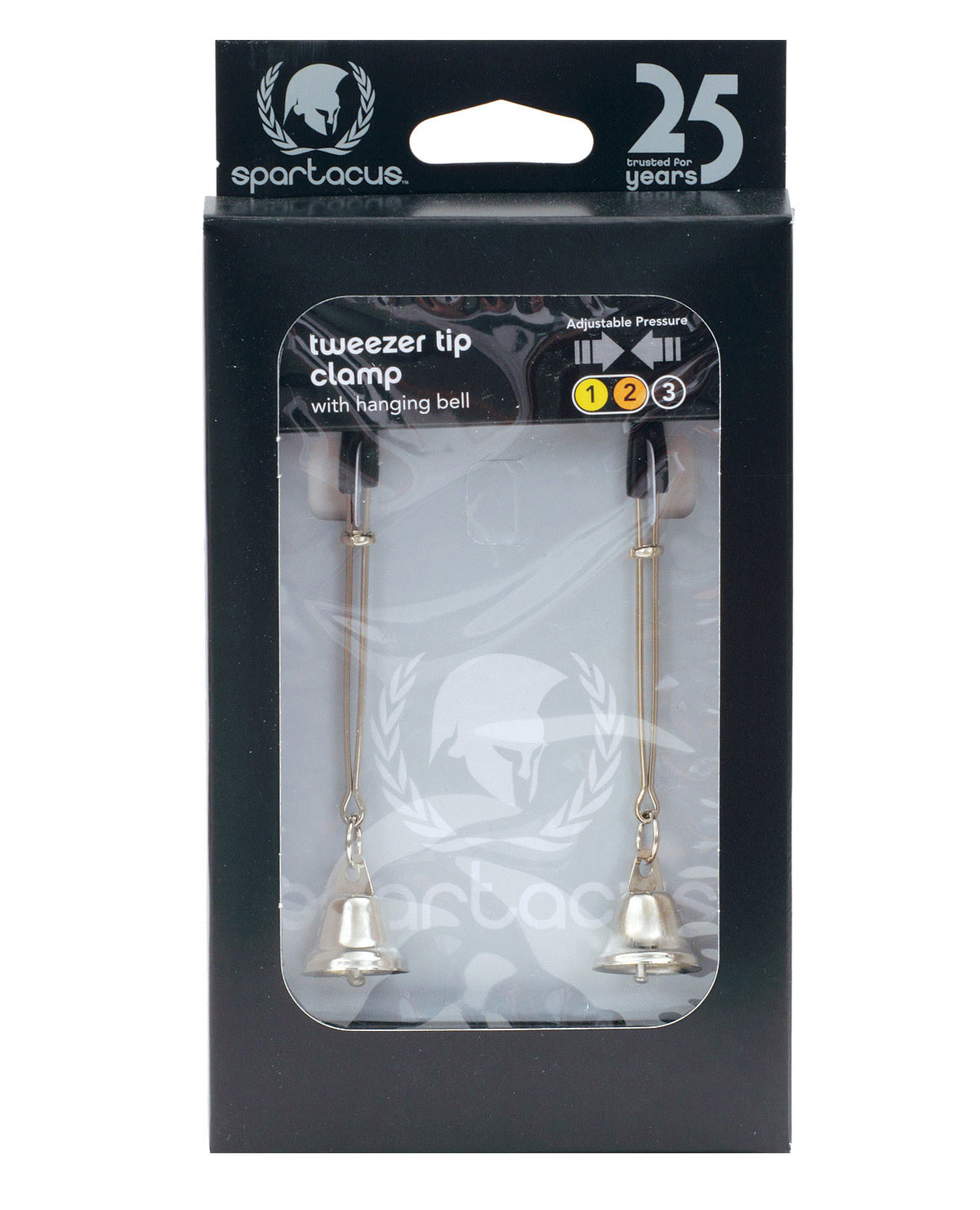 The Soft Hum Spartacus Adjustable Tweezer Nipple Clamps w/Bells