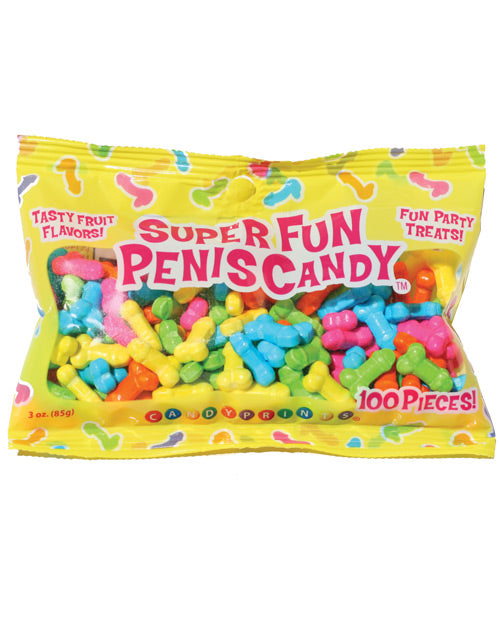 The Soft Hum Super Fun Penis Candy - 100 pcs Per 3 oz Bag