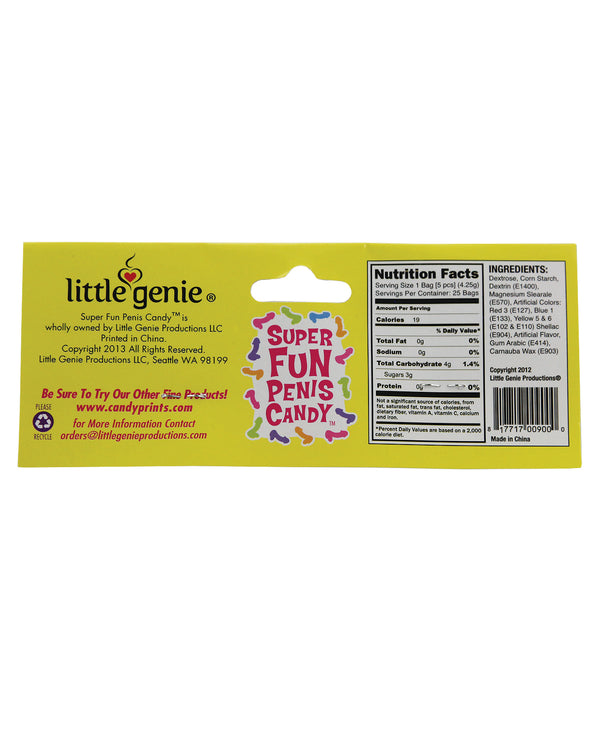 The Soft Hum Super Fun Penis Candy - Bag of 25