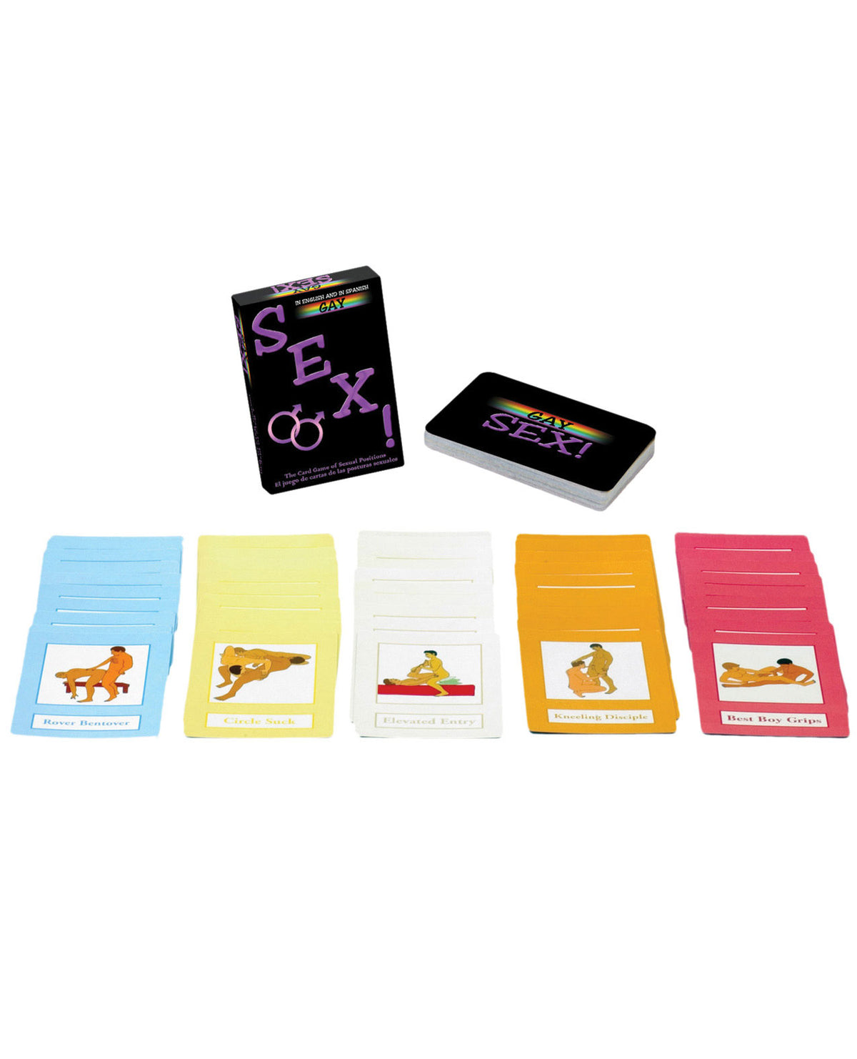 The Soft Hum Gay Sex Card Game - Bilingual