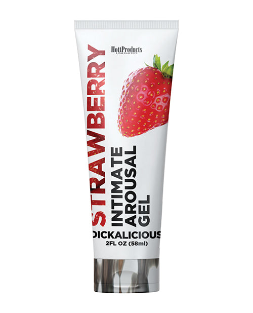 The Soft Hum Dickalicious Penis Arousal Gel 2 oz - Strawberry