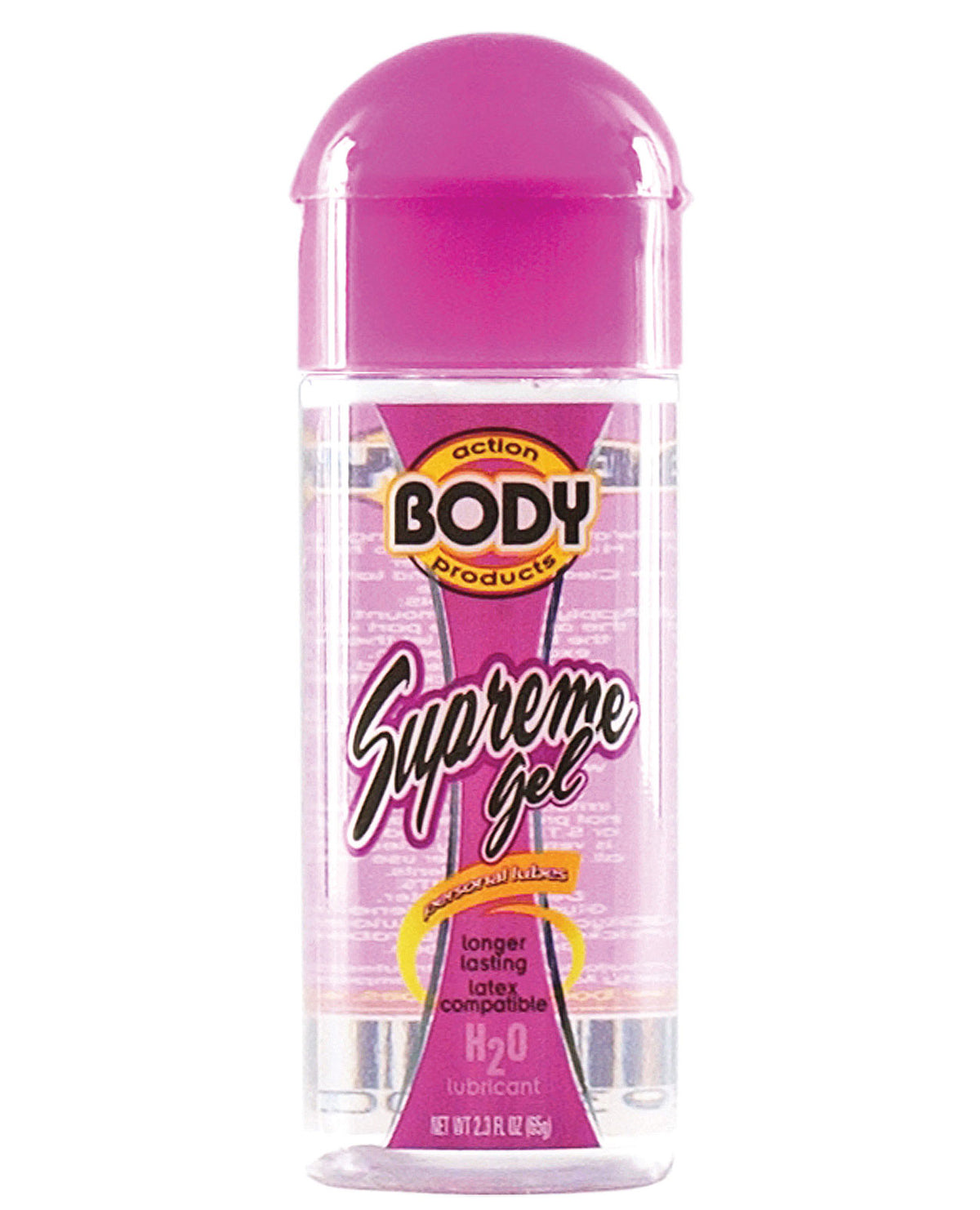 The Soft Hum Body Action Supreme Water Based Gel - 2.3 oz Bottle