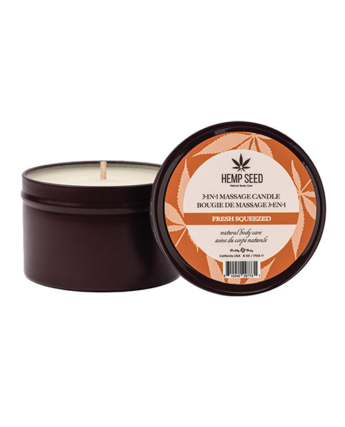 The Soft Hum Earthly Body Summer 2025 3 in 1Massage Candle - 6 oz Fresh Squeezed
