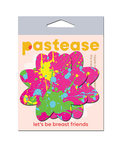 The Soft Hum Pastease Neon Graffiti Paint Splatter - Pink O/S