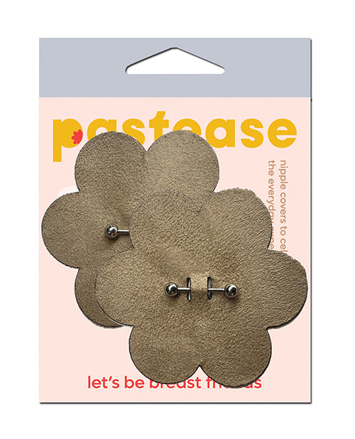 The Soft Hum Pastease Pierced Flower Breast Petal w/Barbell Piercing - Nude O/S