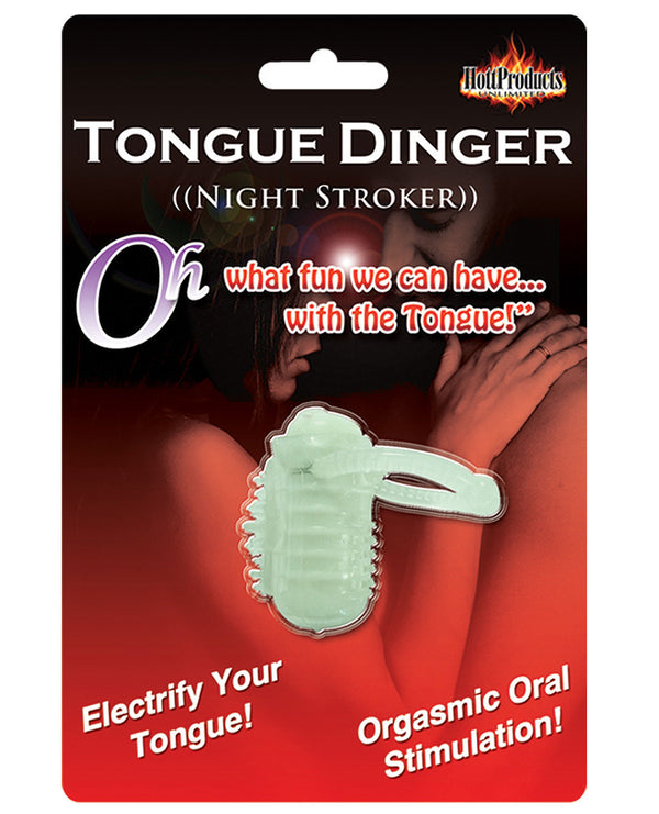 The Soft Hum Tongue Dinger - Glow in the Dark Night Stroker