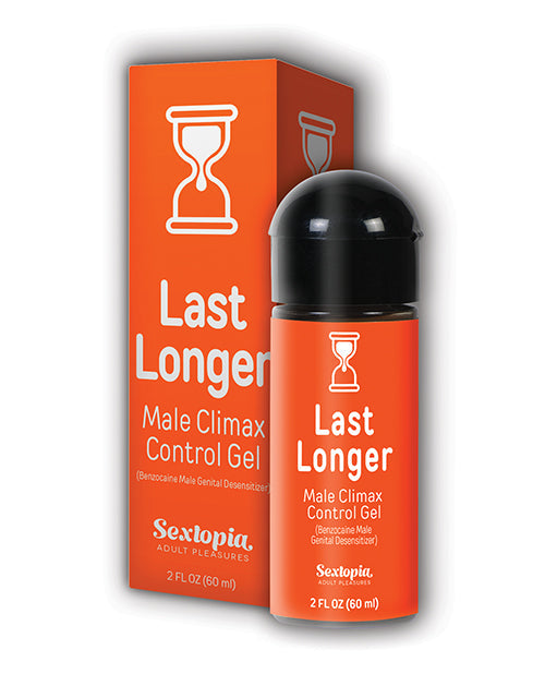The Soft Hum Sextopia Last Longer Male Climax Control Gel - 2 oz Bottle