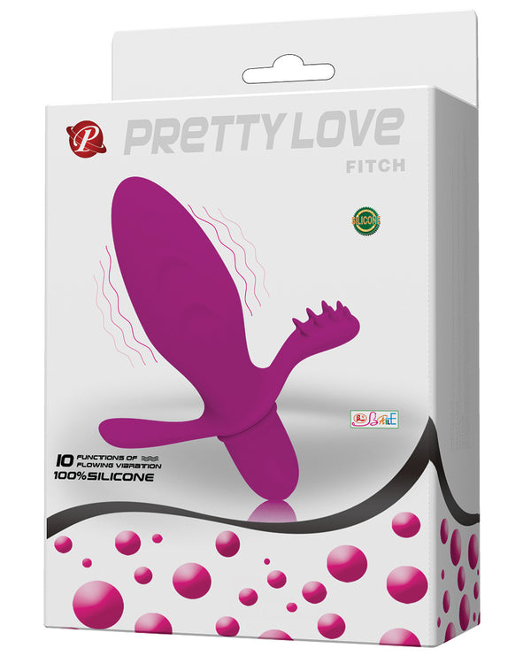 The Soft Hum Pretty Love Fitch Anal Vibrator - Fuchsia