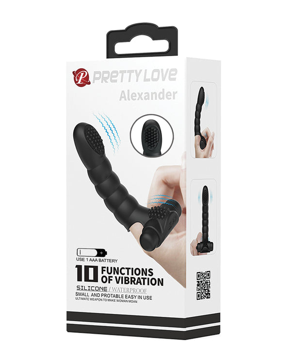 The Soft Hum Pretty Love Alexander Finger Vibe - Black