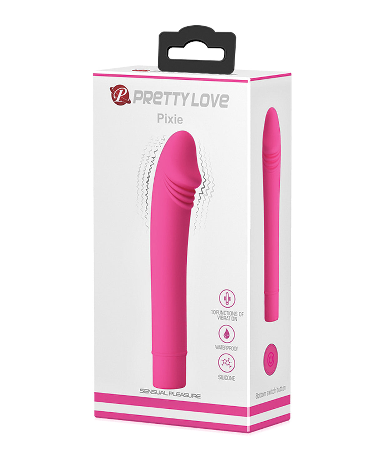 The Soft Hum Pretty Love Pixie Silicone Mini Vibrator - Pink