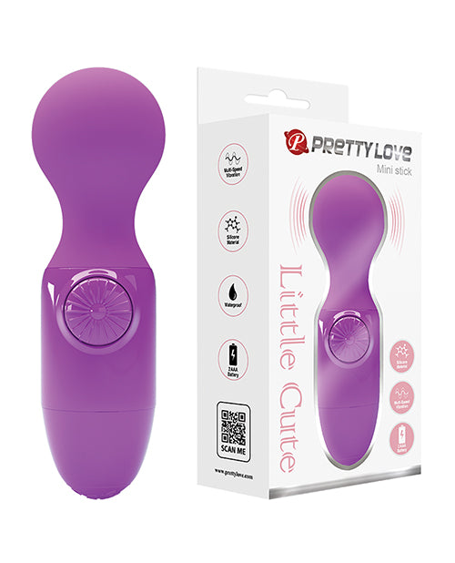 The Soft Hum Pretty Love Little Cute Mini Stick Massager - Purple