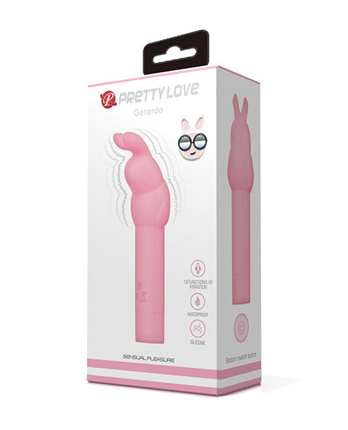 Pretty Love Gerardo Bunny Vibrator - Pink