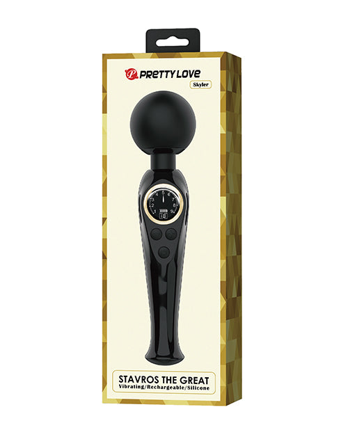 The Soft Hum Pretty Love Skylar LED Digital Display Wand - Black