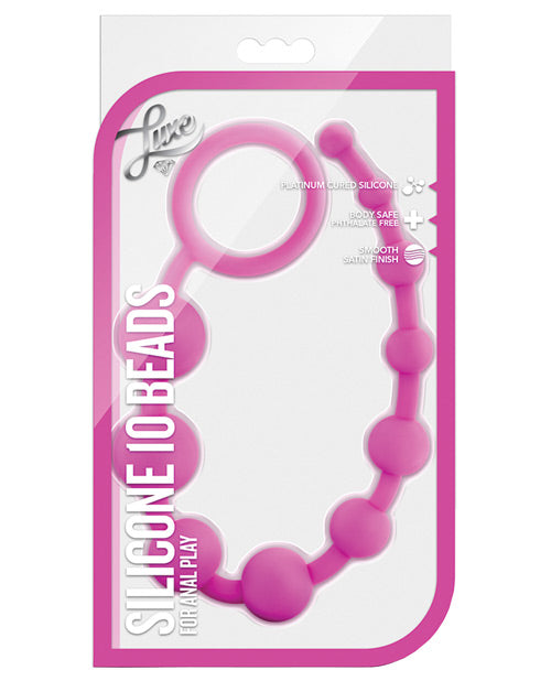 The Soft Hum Blush Luxe Silicone Beads 10 - Pink