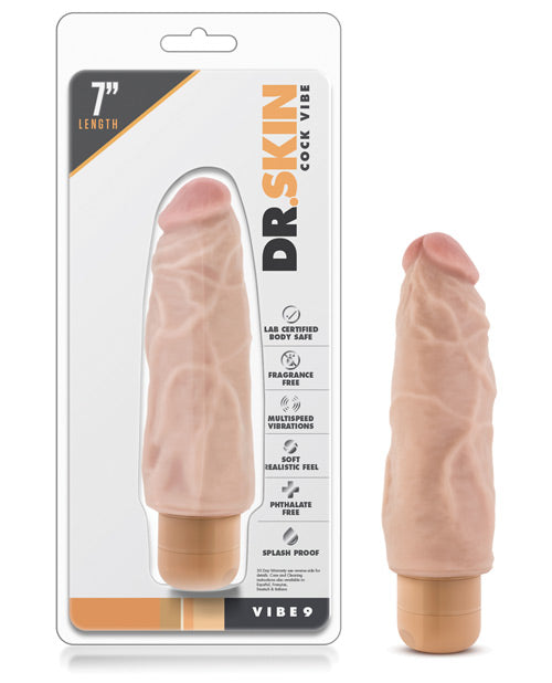 The Soft Hum Blush Dr. Skin Vibe 7" Dong #9 - Beige