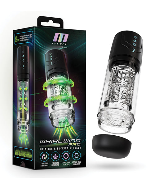 The Soft Hum Blush M for Men Whirlwind Pro Stroker - Black