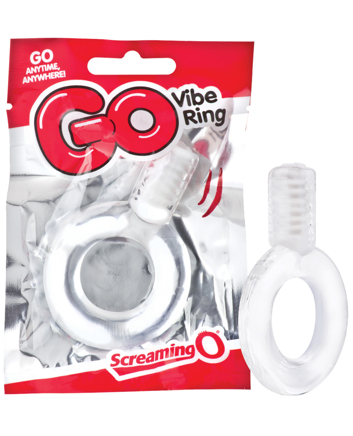 The Soft Hum Screaming O GO Vibe Ring - Clear