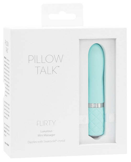 The Soft Hum Pillow Talk Flirty Bullet - Teal