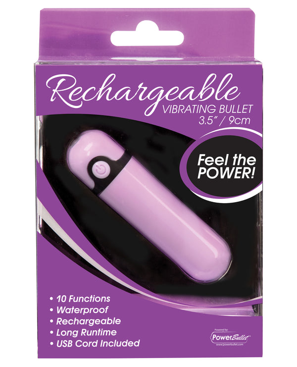 The Soft Hum Simple & True Rechargeable Vibrating Bullet - Purple