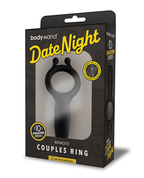 The Soft Hum Xgen Bodywand Date Night Remote Couples Ring - Black
