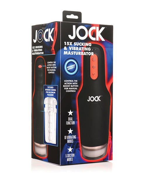 The Soft Hum Curve Toys Jock 15x Sucking & Vibrating Masturbator