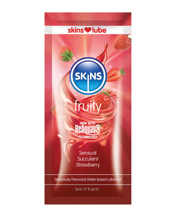 The Soft Hum Skins Water Based Lubricant - 5 ml Foil Strawberry