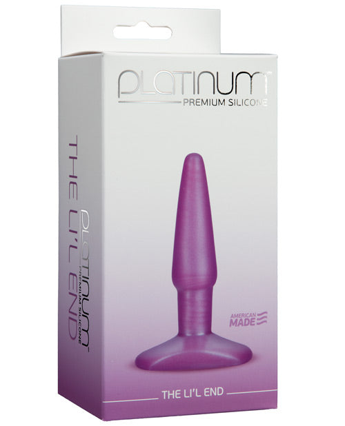 The Soft Hum Platinum Silicone The Lil' End - Purple