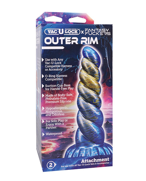 The Soft Hum Vac-U-Lock x Fantasy Fuckers Outer Rim - Blue/Gold