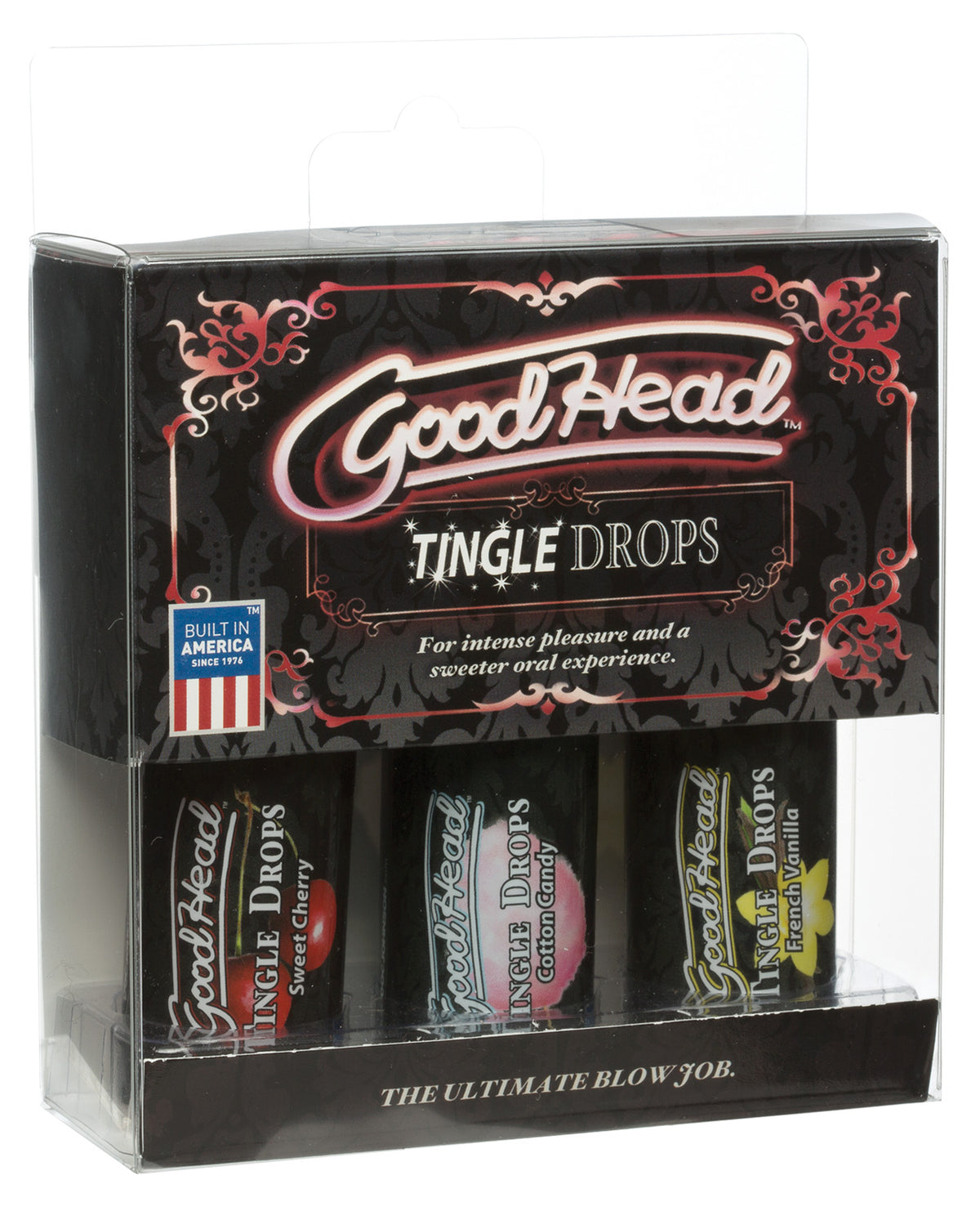 GoodHead Tingle Drops Kit - Sweet Cherry/Cotton Candy/French Vanilla