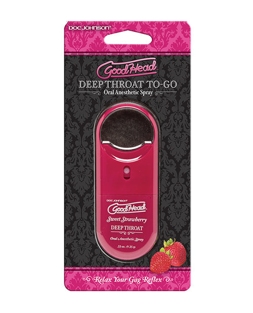 The Soft Hum GoodHead Deep Throat Spray To-Go - Strawberry