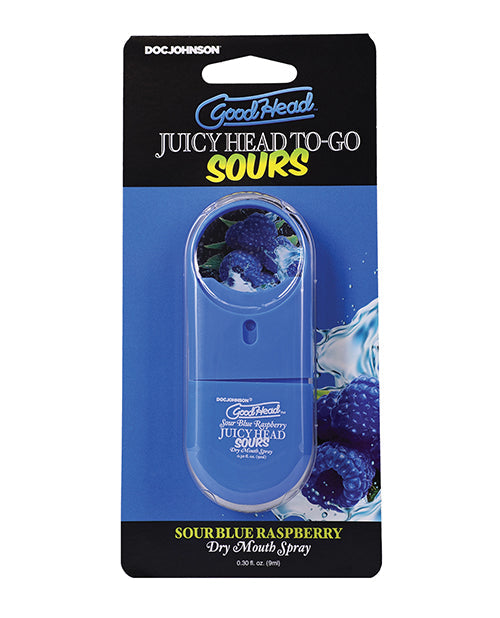 The Soft Hum GoodHead Juicy Head Dry Mouth Spray To-Go - .30 oz Sour Blue Raspberry