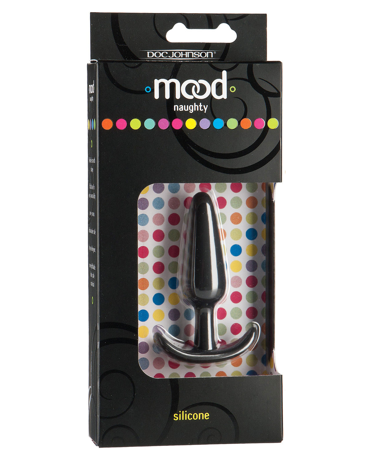 The Soft Hum Mood Naughty Butt Plug Small - Black