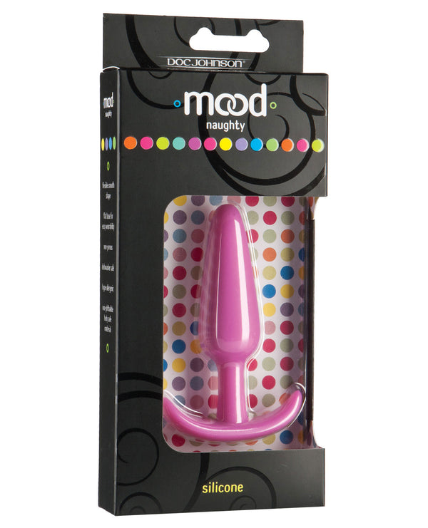 The Soft Hum Mood Naughty Butt Plug Medium - Pink