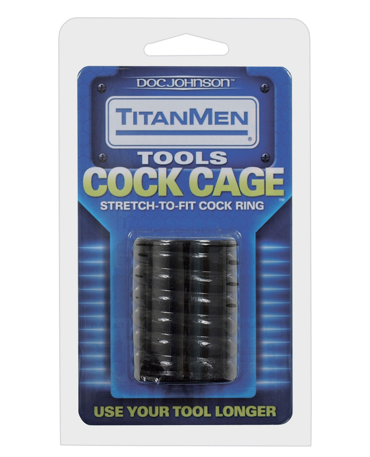 The Soft Hum Titanmen Tools Cock Cage - Black