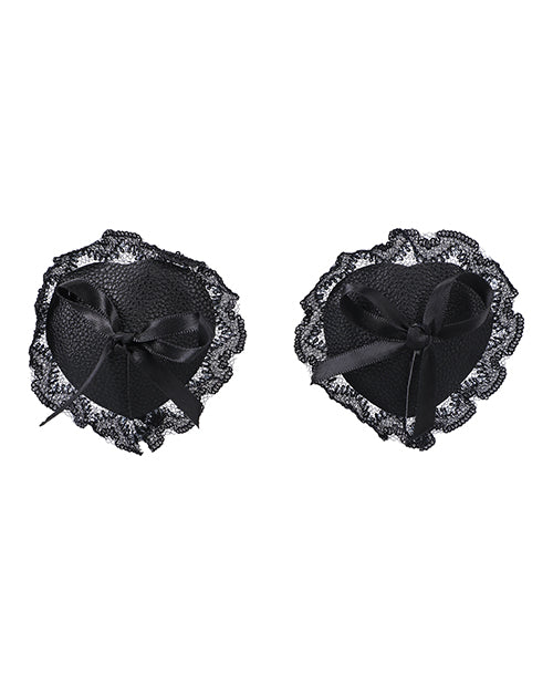 The Soft Hum In A Bag Lace Nipple Pasties - Black