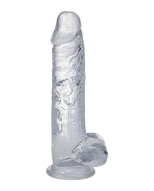 The Soft Hum In A Bag 8" Big Dick - Clear