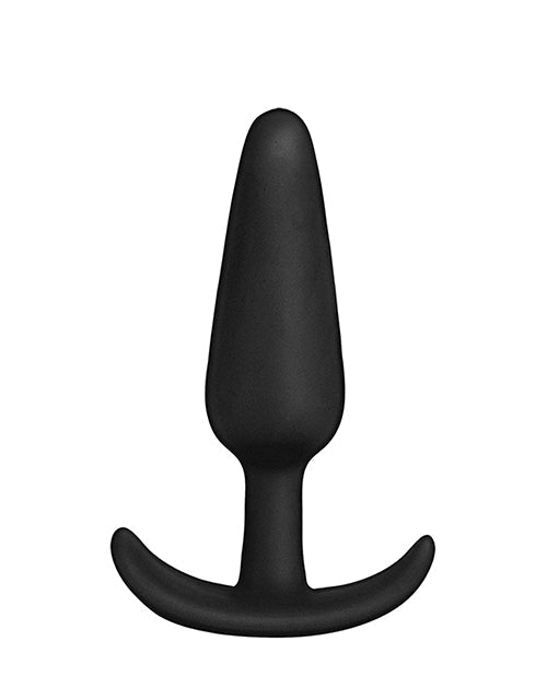 The Soft Hum In A Bag 4" Butt Plug - Black