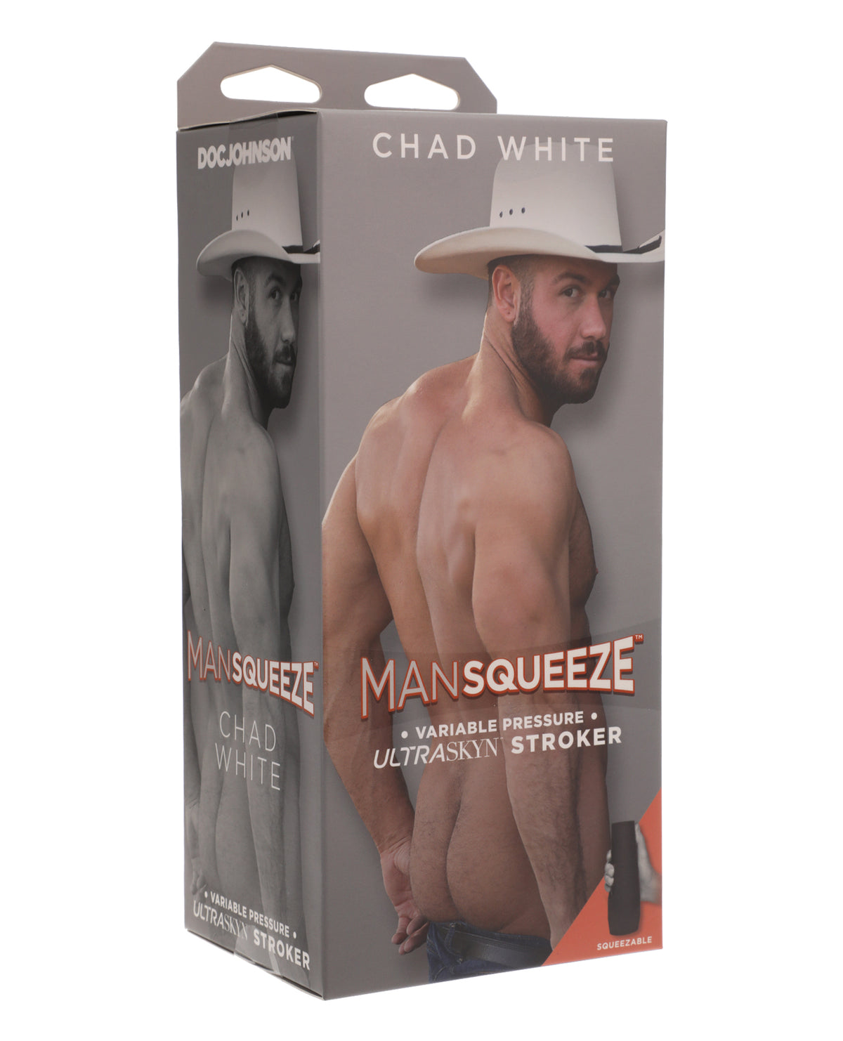 The Soft Hum Man Squeeze ULTRASKYN Ass Stroker - Chad White