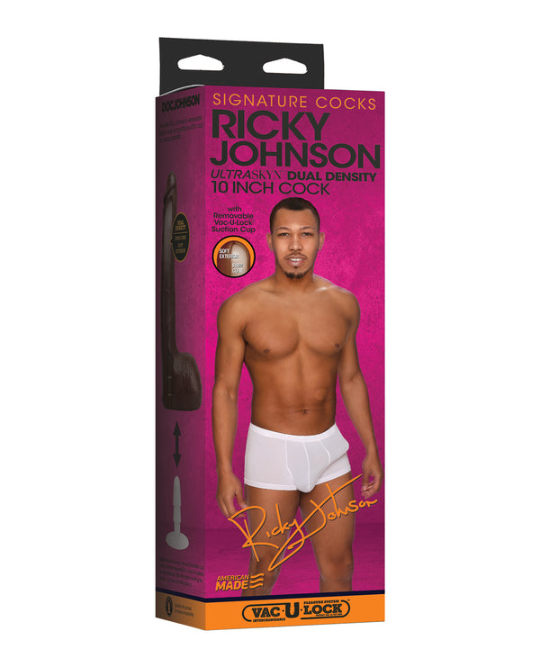 The Soft Hum Signature Cocks ULTRASKYN 10" Cock w/Removable Vac-U-Lock Suction Cup - Ricky Johnson