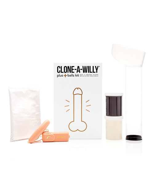 The Soft Hum Clone-A-Willy Plus+ Balls Kit - Deep Skin Tone