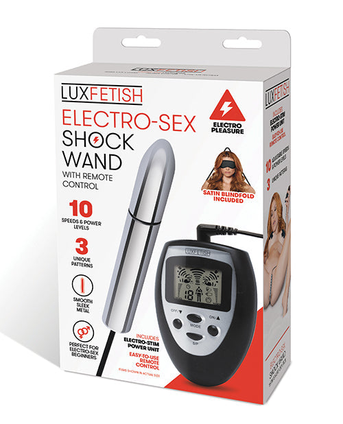 The Soft Hum Lux Fetish Electro Sex Shock Wand w/Remote