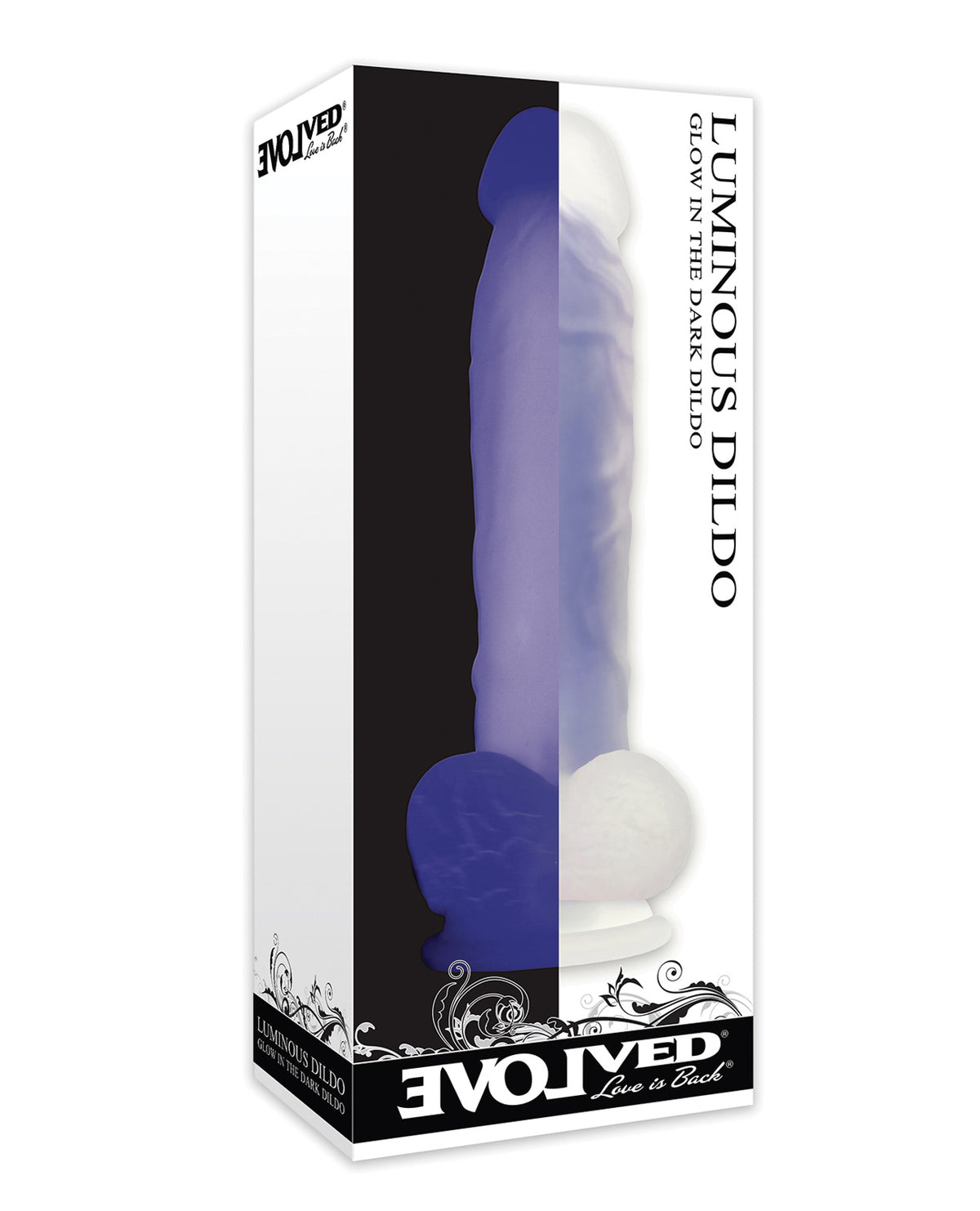 The Soft Hum Evolved Luminous Dildo Non Vibrating - Purple