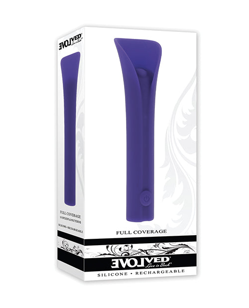 The Soft Hum Evolved Full Coverage Stimulator - Purple