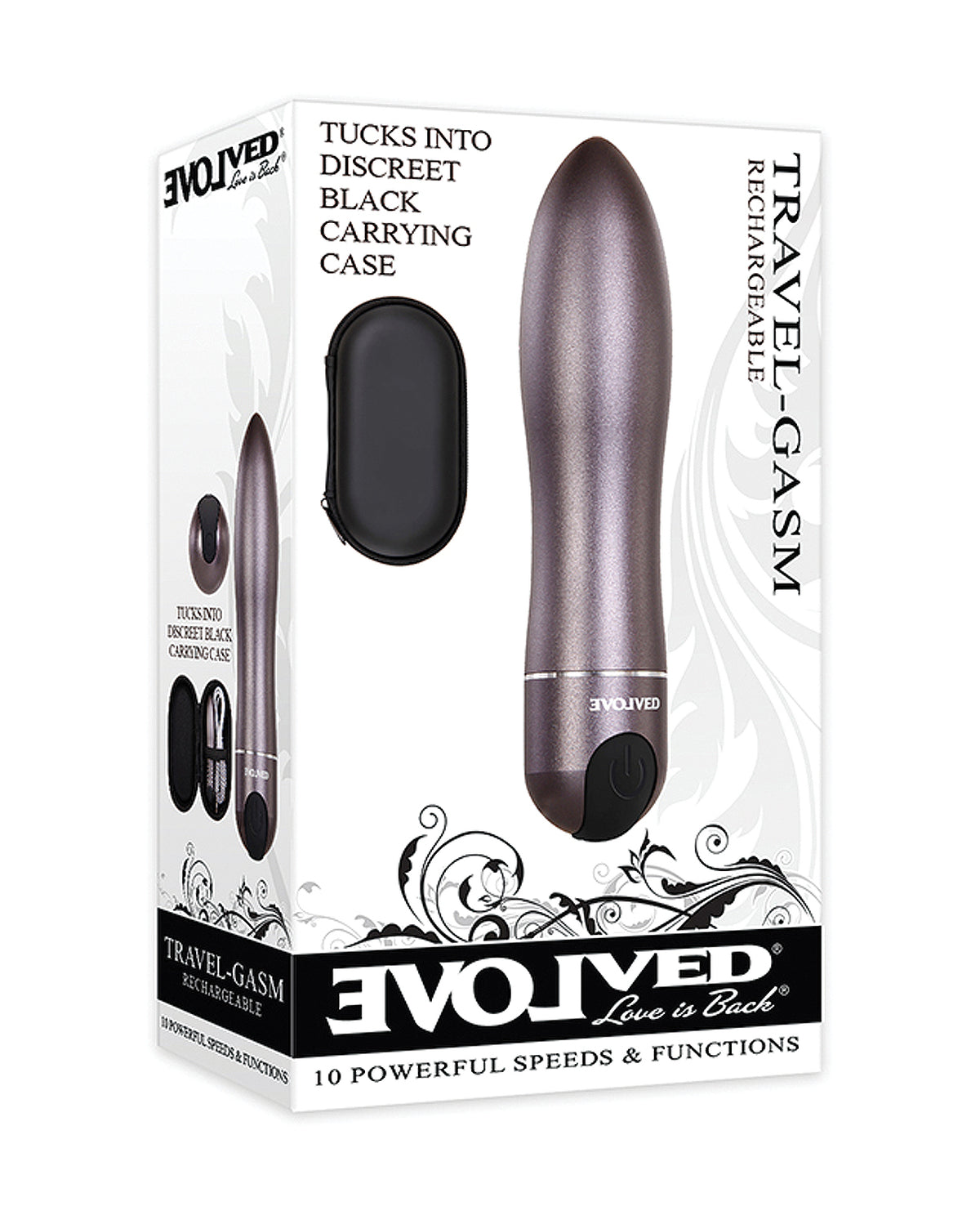 The Soft Hum Evolved Travel Gasm Bullet - Grey