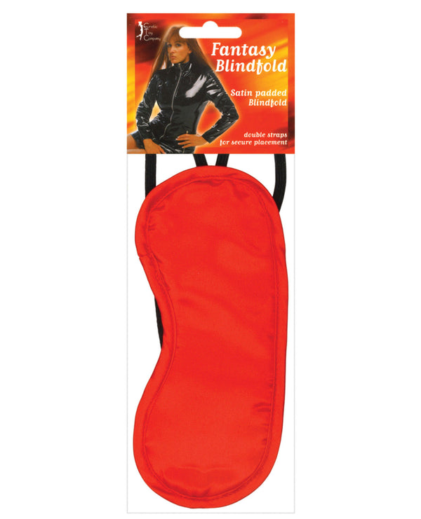 The Soft Hum Erotic Toy Company Satin Fantasy Blindfold - Red