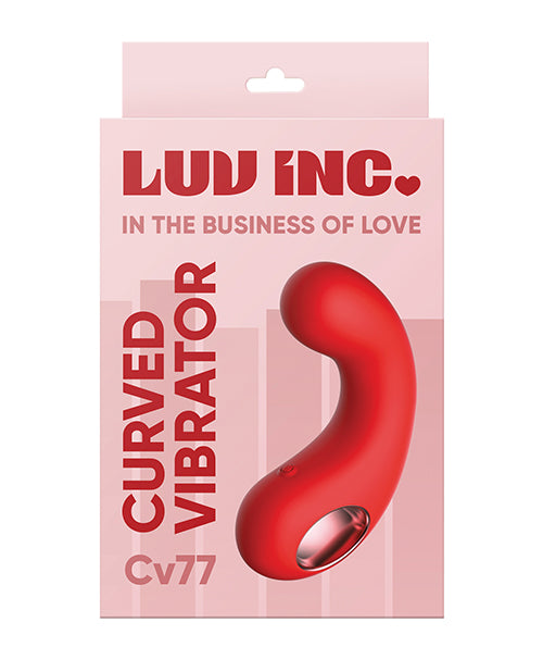 The Soft Hum Luv Inc. Curved Vibrator - Red